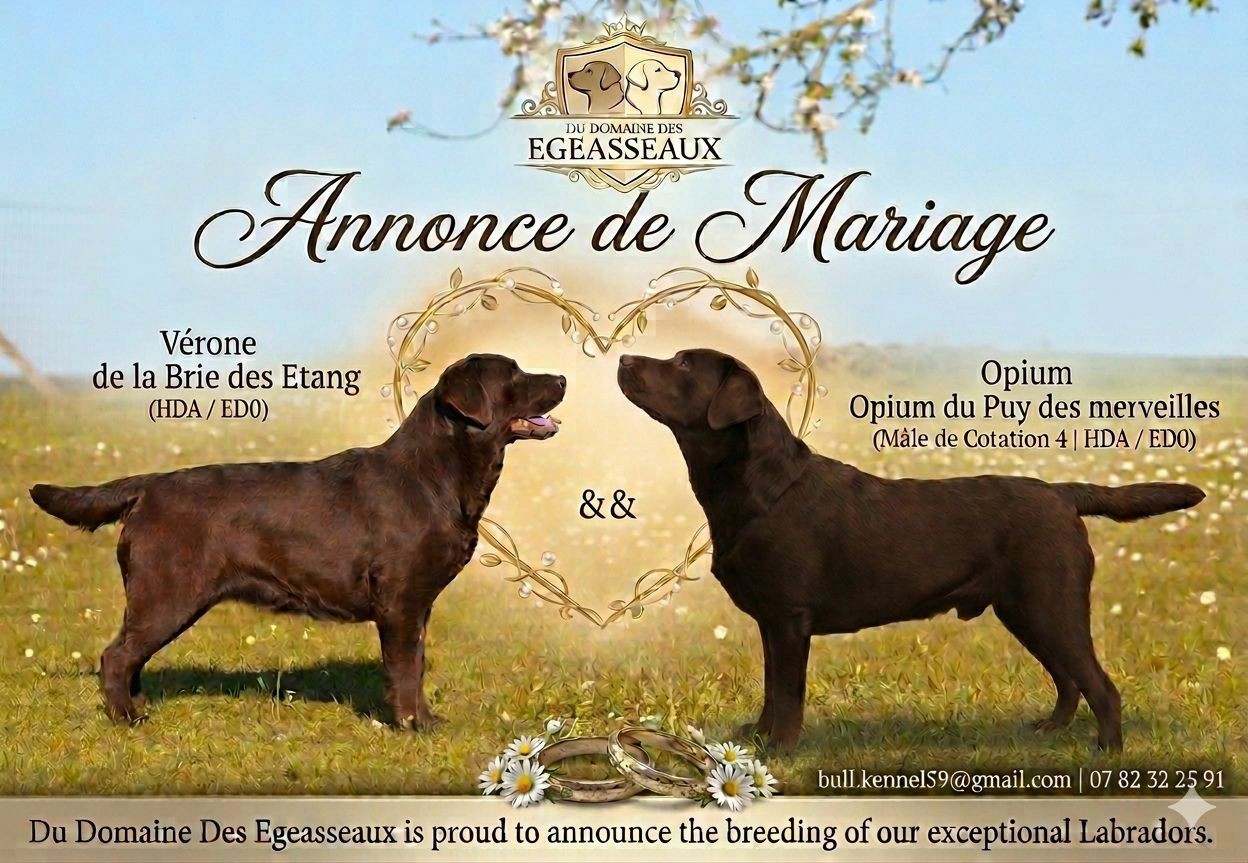 🐾 Annonce naissance 100% Chocolat ! 🐾